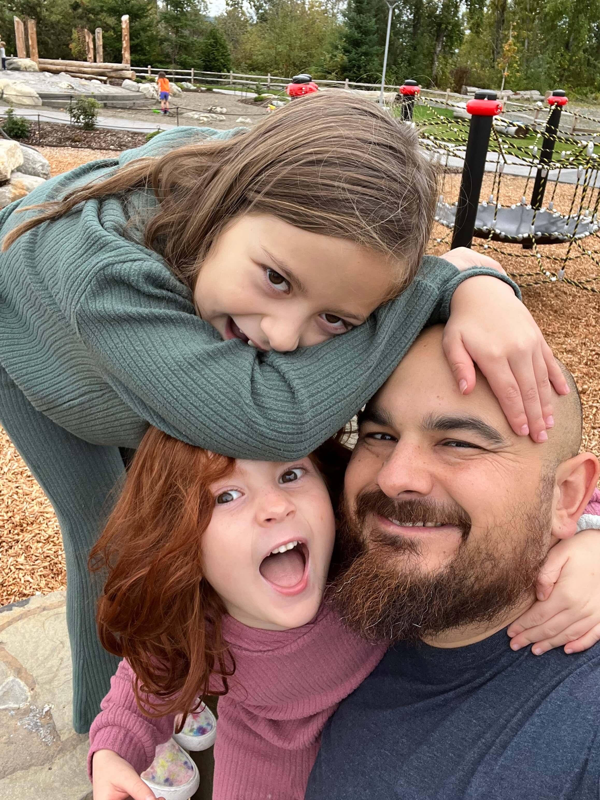 Family at the park